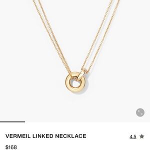 Mejuri 18K Gold Vermeil Necklace 16-18”